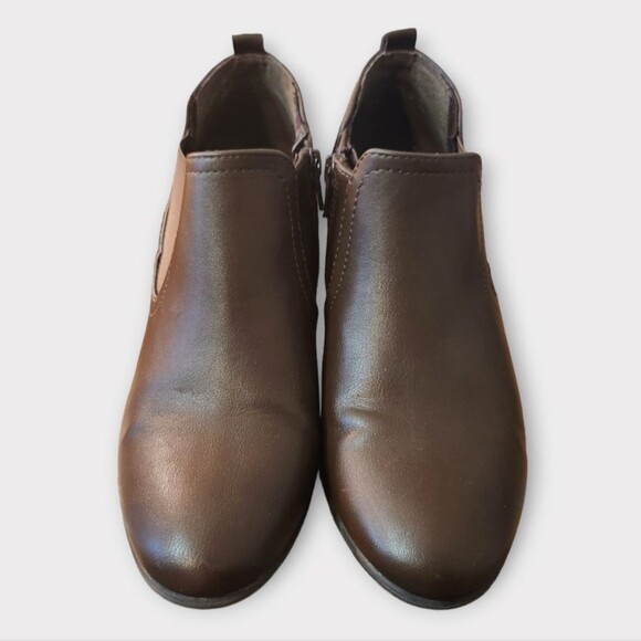 Solanz Vegan Leather Ankle Booties 8.5 - Picture 2 of 6